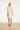 Crème Jurk Met Transparante Fringe Structuurstof | Off White