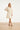 Crème Jurk Met Transparante Fringe Structuurstof | Off White