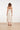 Crème Midi Jurk Met Spaghettibandjes En Ceintuur | Off White