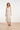 Crème Midi Jurk Met Spaghettibandjes En Ceintuur | Off White