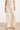 Crème Wide Leg Broek Met Subtiele Glans En Crinkle Structuur | Off White