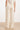 Crème Wide Leg Broek Met Subtiele Glans En Crinkle Structuur | Off White