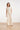 Crème Wide Leg Broek Met Subtiele Glans En Crinkle Structuur | Off White