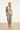 Crème Wide Leg Broek Met Zwart Grafisch Patroon | Sand - Black