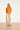 Dames Blouse Met Golvende Afwerking En Korte Mouwen | Light Orange - Sand