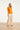 Dames Blouse Met Golvende Afwerking En Korte Mouwen | Light Orange - Sand