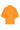 Dames Blouse Met Golvende Afwerking En Korte Mouwen | Light Orange - Sand