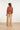 Dames Blouse Met Verfijnde Bloem Print En V-Hals | Brique