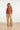 Dames Blouse Met Verfijnde Bloem Print En V-Hals | Brique