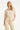Dames Blouse Met Golvende Afwerking En Korte Mouwen | Sand