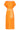 Dames Jurk Met Strikceintuur En Golvende Details | Light Orange - Sand