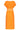 Dames Jurk Met Strikceintuur En Golvende Details | Light Orange - Sand