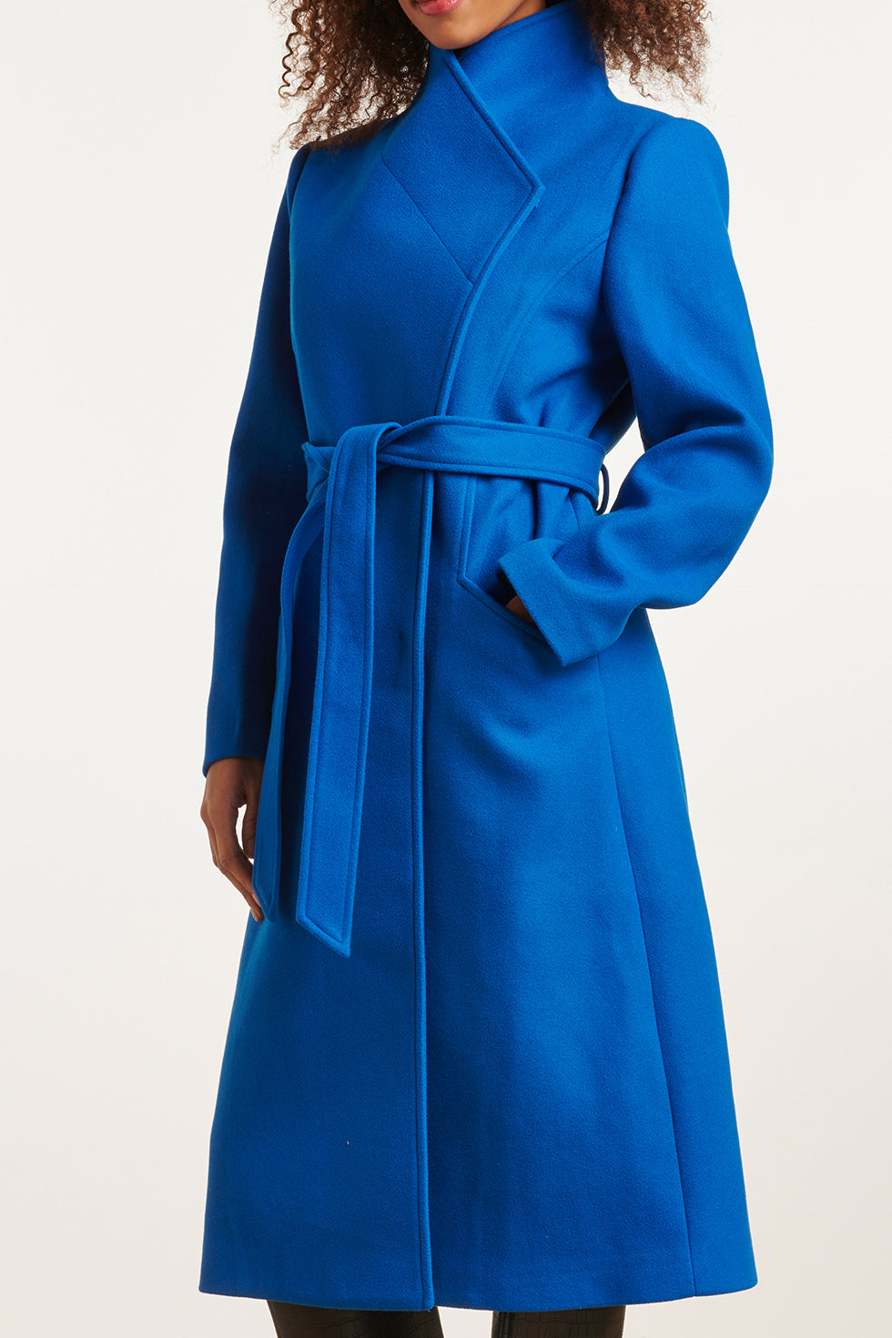 Dames Lange Jas Kobalt - 23617 | Cobalt