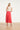 Dames Rok Met Elastische Taille En Midi Lengte | Fuchsia