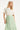 Dames T-Shirt Met Geborduurde Bloemprint | Off White - Soft Green