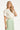Dames T-Shirt Met Geborduurde Bloemprint | Off White - Soft Green