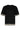Dames T-Shirt Met Golvende Afwerking | Black - Sand