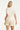 Dames T-Shirt Met Golvende Afwerking | Off White - Sand