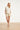 Dames T-Shirt Met Golvende Afwerking | Off White - Sand