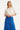 Dames T-Shirt Met Salty Haze Print Voor- En Achterzijde | Off White - Cobalt