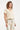 Dames Top Met V-Hals En Trekkoord | Off White