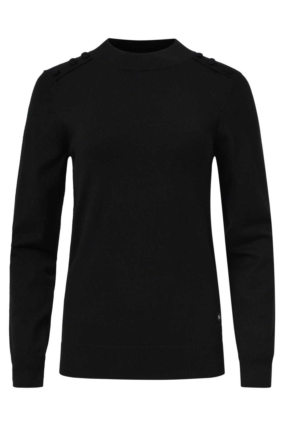 Damesgebreide Top Met Lurex | Black