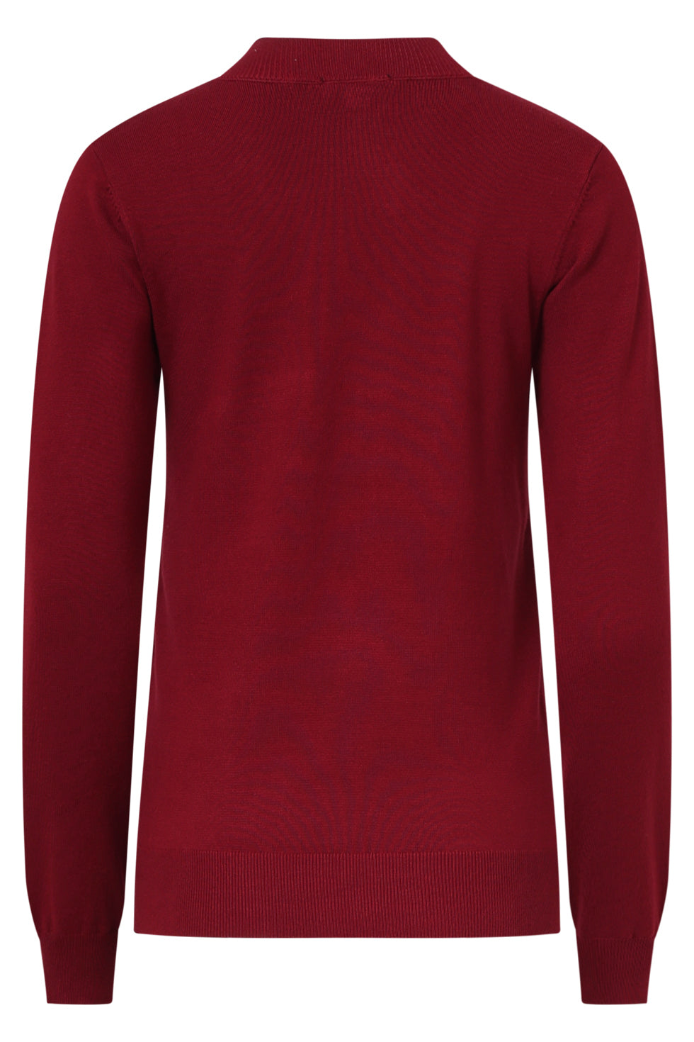 Damesgebreide Top Met Lurex | Bordeaux