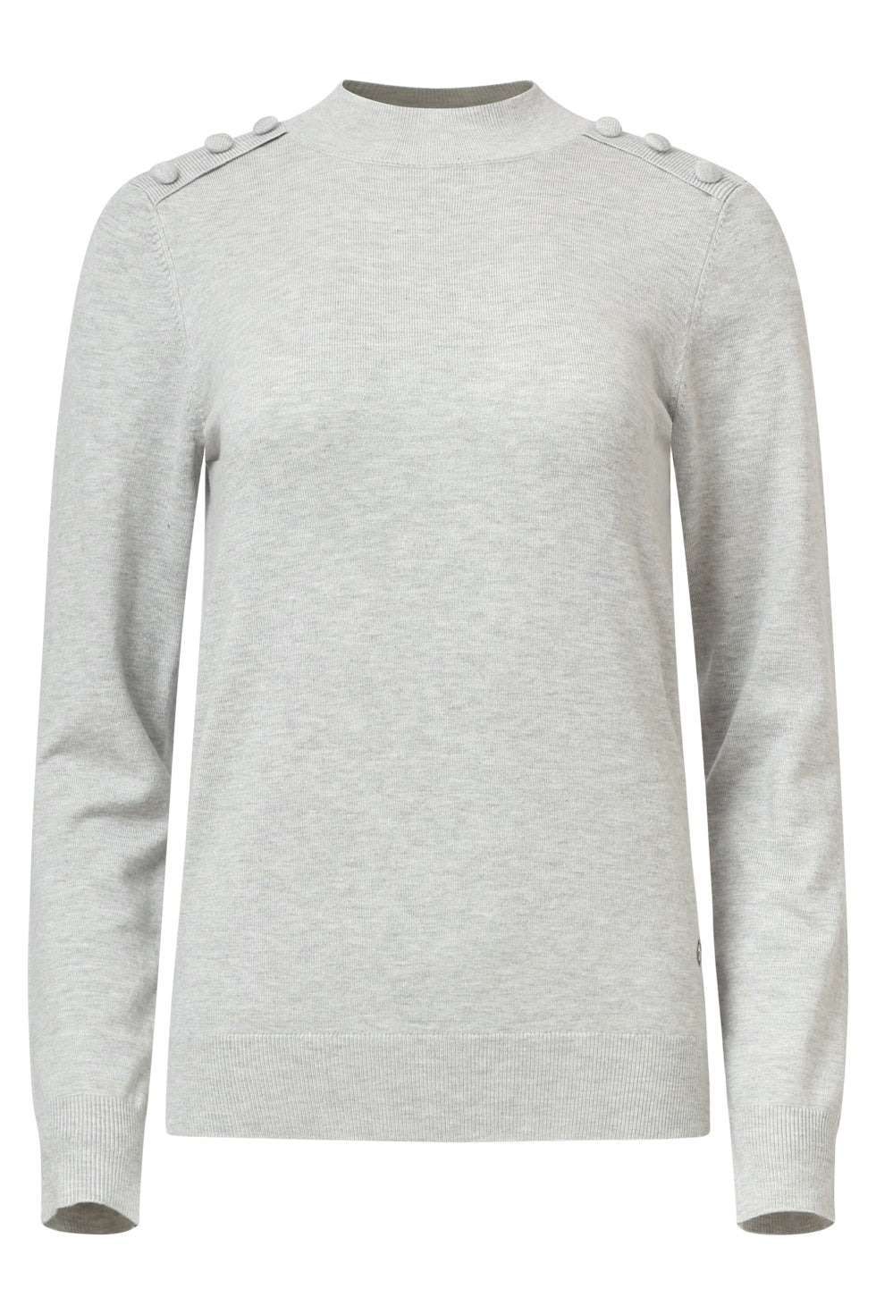 Damesgebreide Top Met Lurex | Grey