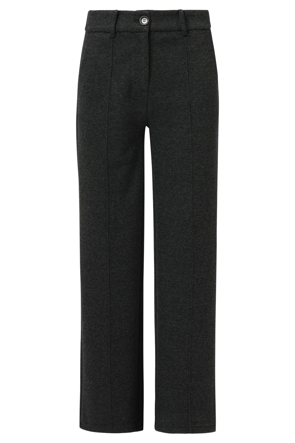 Dameslange Broek Met Losvallende Fit | Charcoal