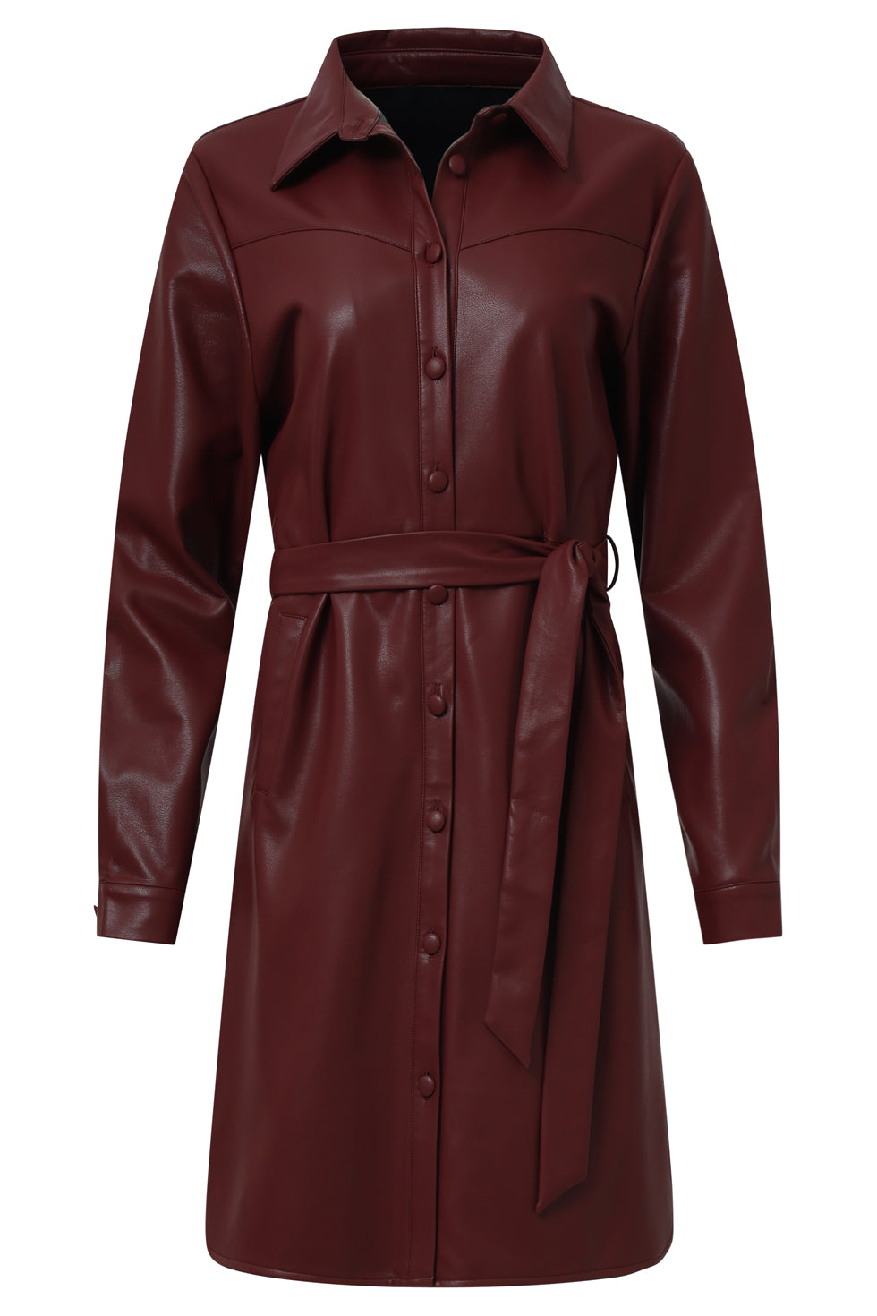 Damespu Shirtjurk | Bordeaux