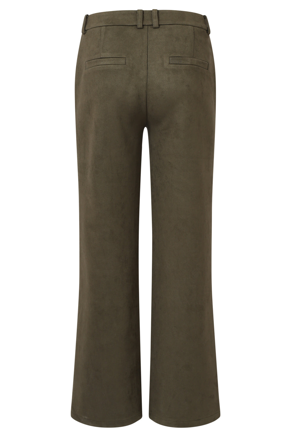 Damessuède Broek | Army Green