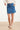 Denim Mini-Rok Met Knoopsluiting En Steekzakken | Medium Blue Denim