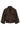 Donkerbruin Cropped Jasje met Krijtstreep | Dark Brown
