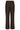 Donkerbruine Broek Met Krijtstreep En Elastische Tailleband | Dark Brown
