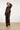 Doorgeknoopte Blouse met Grafische Bloemenprint in Bruin en Crème | Brown - Sand