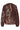 Doorgeknoopte Blouse Met Grafische Bloemenprint In Bruin En Crème | Brown - Sand
