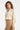 Doorknoop Blouse met Ingeweven Bladmotief | Off White