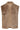 Faux Fur Gilet met Opstaande Kraag | Taupe