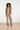 Faux Fur Gilet met Opstaande Kraag | Taupe