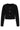 Fijngebreid Vest met Sierknopen | Black