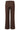 Flared Broek met Suèdelook in Donkerbruin | Dark Brown