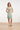 Gebreide Jurk Met Zigzag Print In Groen En Beige | Soft Green - Muticolour