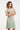 Gebreide Jurk Met Zigzag Print In Groen En Beige | Soft Green - Muticolour