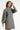 Gebreide Jurk met Pareldetails | Grey - Off White
