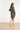 Gebreide Jurk Met Pareldetails | Grey - Off White