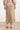 Gebreide Midi Rok met Ribstructuur | Taupe
