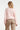 Gebreide Top met V-Hals en Strikdetail | Baby Pink