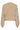 Gebreide Top met V-Hals en Strikdetail | Dark Sand