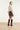 Gebreide Trui Met Paillettendetails Op De Mouwen | Off White - Bronze