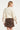 Gebreide Trui Met Paillettendetails Op De Mouwen | Off White - Bronze